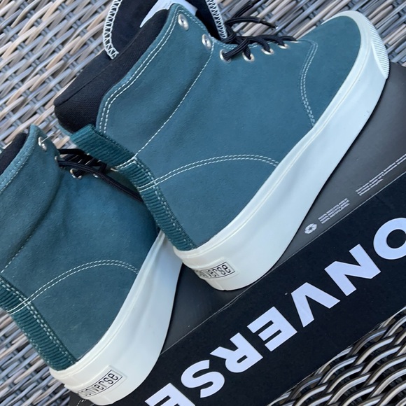 Converse Skid Grip Hi Succulent Green/Black/Egret MEN`S - Picture 15 of 16